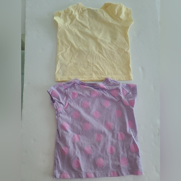Disney Minnie Mouse T-shirts Tees Size 9-12 Months Yellow Purple - Picture 3 of 7